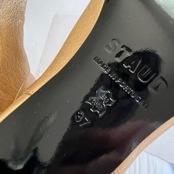 STAUD Gold Western Wally Boots 7 - Picture 9 of 9